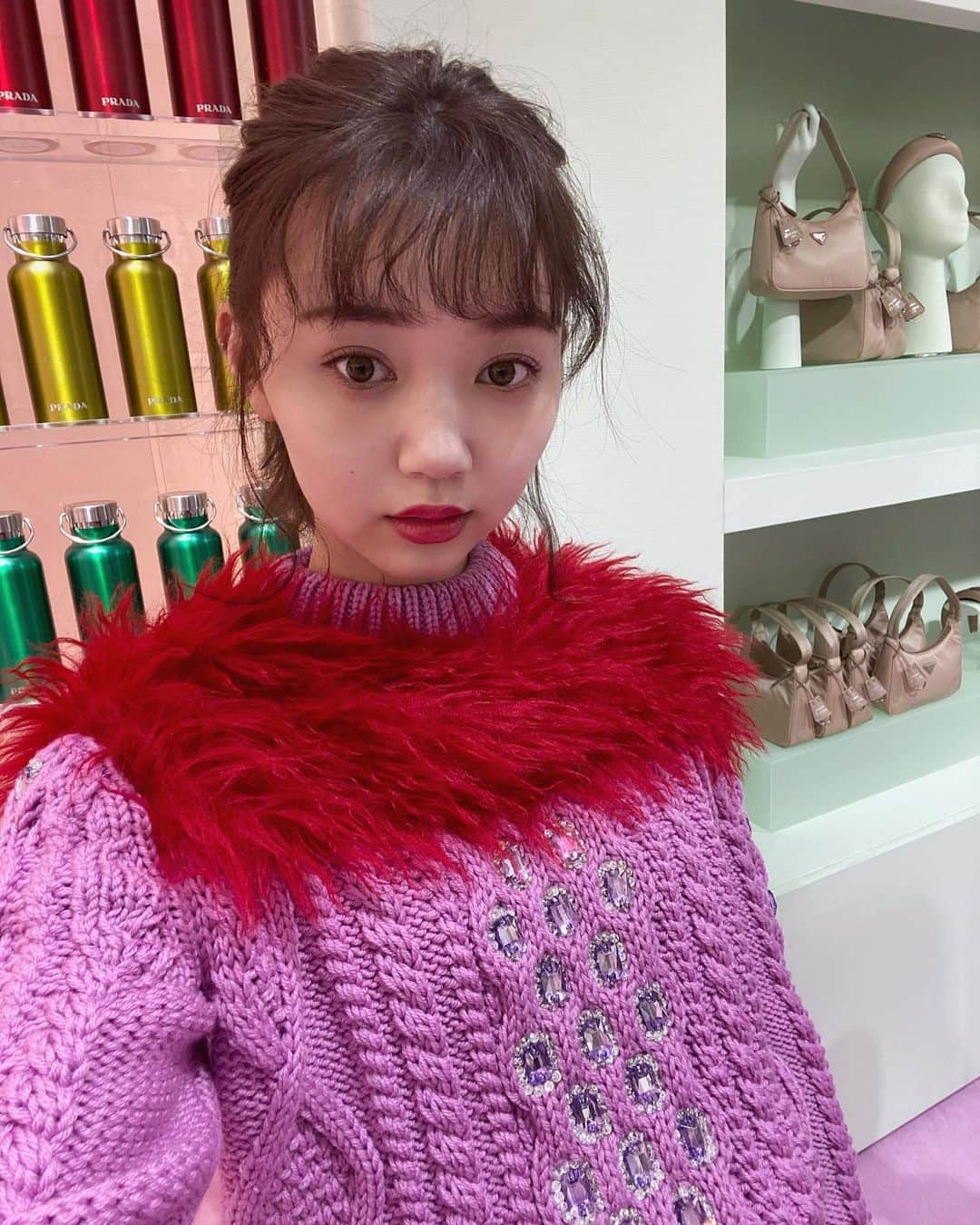 江野沢愛美さんのインスタグラム写真 - (江野沢愛美Instagram)「@prada  #pradaDreamscape #pradafw19」10月30日 15時31分 - enosawa_manami