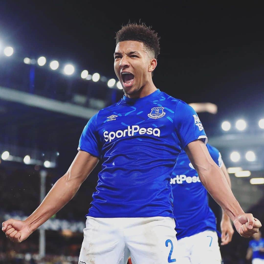 メイソン・ホールゲイトのインスタグラム：「Next round.. clean sheet.. AND MY FIRST @everton GOAL.」