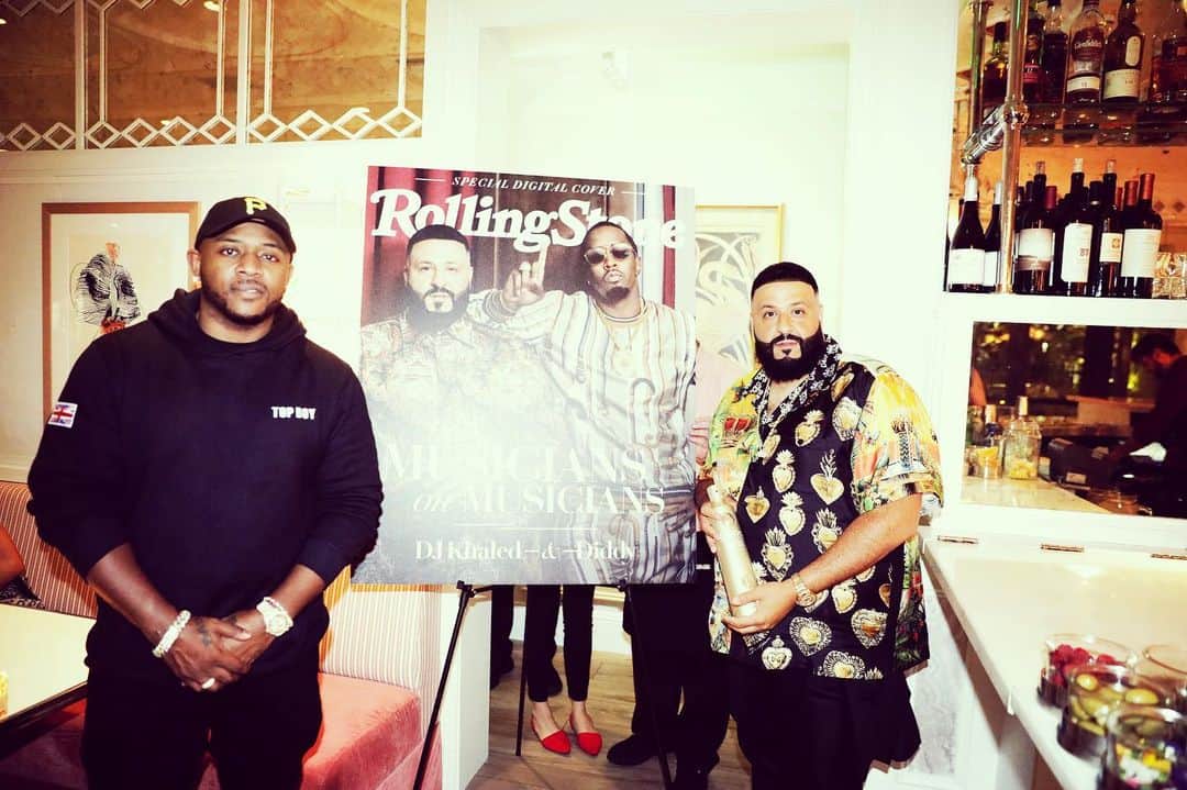 マック・メインのインスタグラム：「Congrats to my brothers @djkhaled and @diddy on their @rollingstone cover story! Well deserved fellas! Definitely have to check it out ASAP! LOVE!」