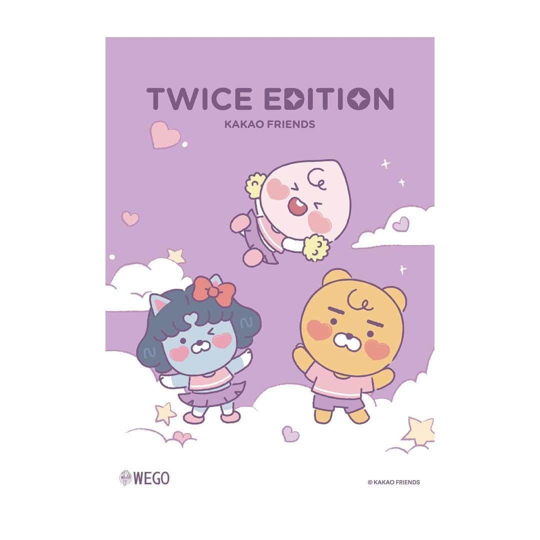 WEGOさんのインスタグラム写真 - (WEGOInstagram)「WEGO一部店舗にて、 KAKAO FRIENDS TWICE EDITIONの商品を取扱い中! . TWICEメンバーが選んだカラーや直接書いた絵から誕生したスペシャルなアイテムです! . 是非、店頭でチェックしてみてください! . 展開店舗はこちら→「WEGO 原宿竹下通り店、WEGO TOKYO 原宿店、WEGO 1.3.5...原宿竹下通り店、WEGO 池袋P´パルコ店」 . #kakaofriends #twiceedition」10月30日 10時24分 - wego_official