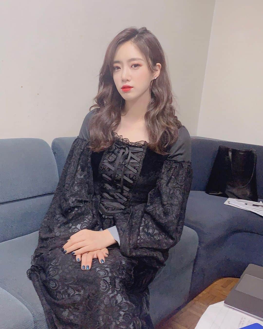 のインスタグラム：「⠀ ホラーナイト どうでしたか😶？ ⠀ とても楽しかったです❣️ やっぱりSweet Mateの皆さんといると癒されます🥰 ⠀ 12月にまた会いましょう🧡 ‪#ウンジョン #은정 #EunJung ‬」