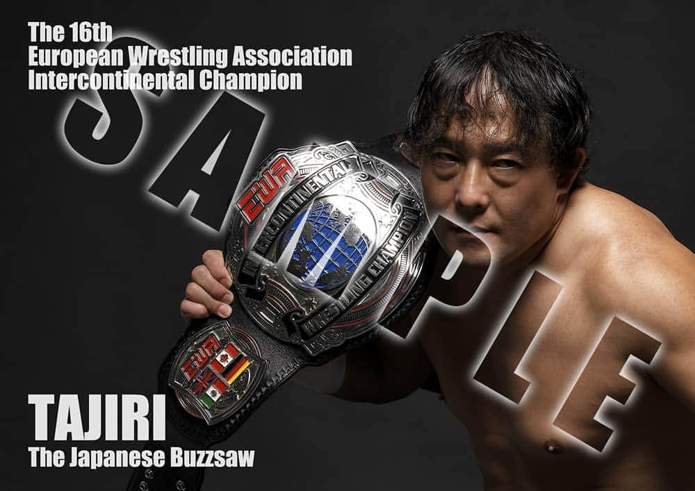 TAJIRIのインスタグラム：「new item 1. #tajiri #ewa #prowrestling」