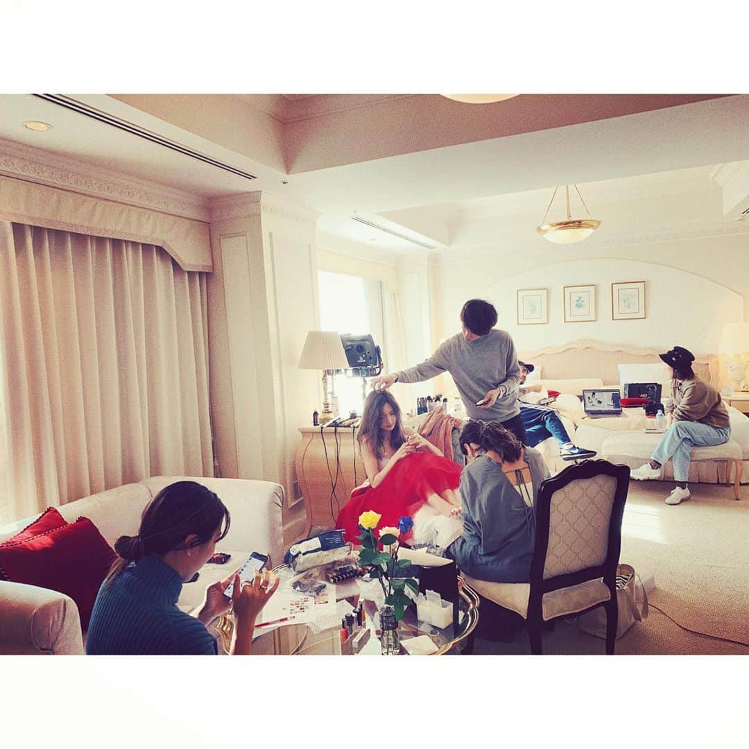 のインスタグラム：「撮影day🌹」