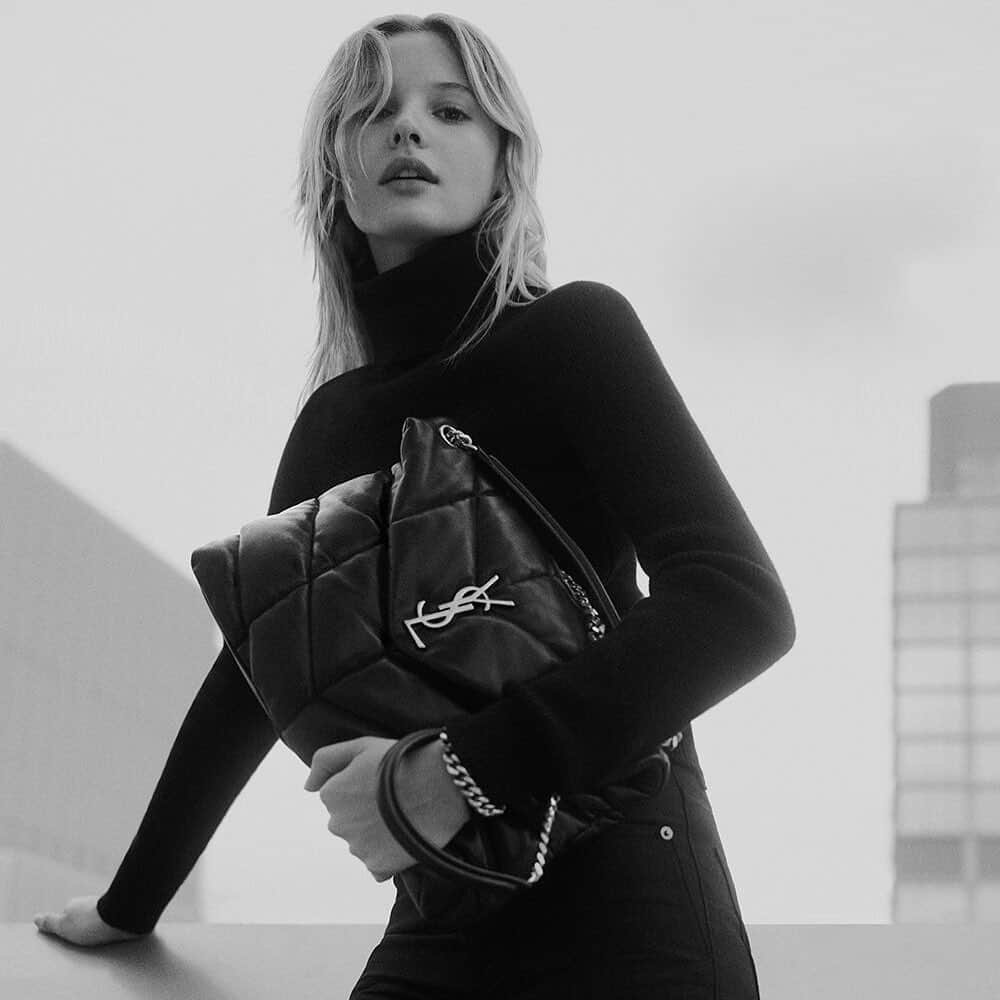 ペイジュ・ライフラーのインスタグラム：「I partnered #withfarfetch and @ysl for a night around NEw YoRk CiTy~**」