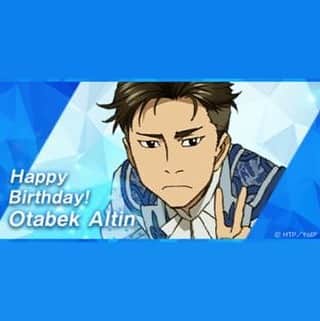 ユーリ!!! on ICEのインスタグラム：「⛸✨10/31 HAPPY BIRTHDAY!!!✨⛸ #オタベック誕生日  #OtabekAltin #HBD  #yurionice」