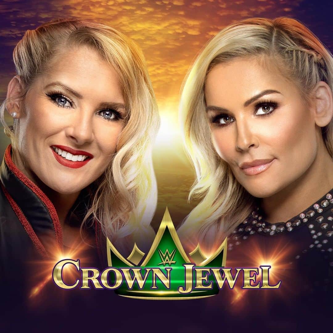 WWEさんのインスタグラム写真 - (WWEInstagram)「BREAKING: @laceyevanswwe and @natbynature will go one-on-one in the first-ever Women's match in Saudi Arabia TOMORROW at #WWECrownJewel!」10月30日 17時25分 - wwe