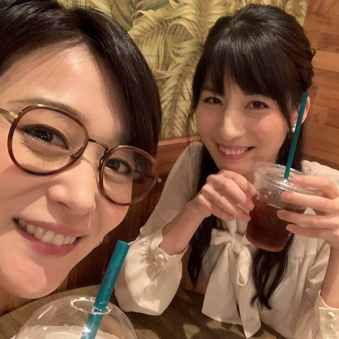 千種ゆり子さんのインスタグラム写真 - (千種ゆり子Instagram)「この間、森アナウンサーとご飯に行きました♥️本音で話せる方がいて嬉しいです😊  #森葉子 #アナウンサー #テレビ朝日 #テレ朝」10月30日 17時21分 - chikusa_yuriko