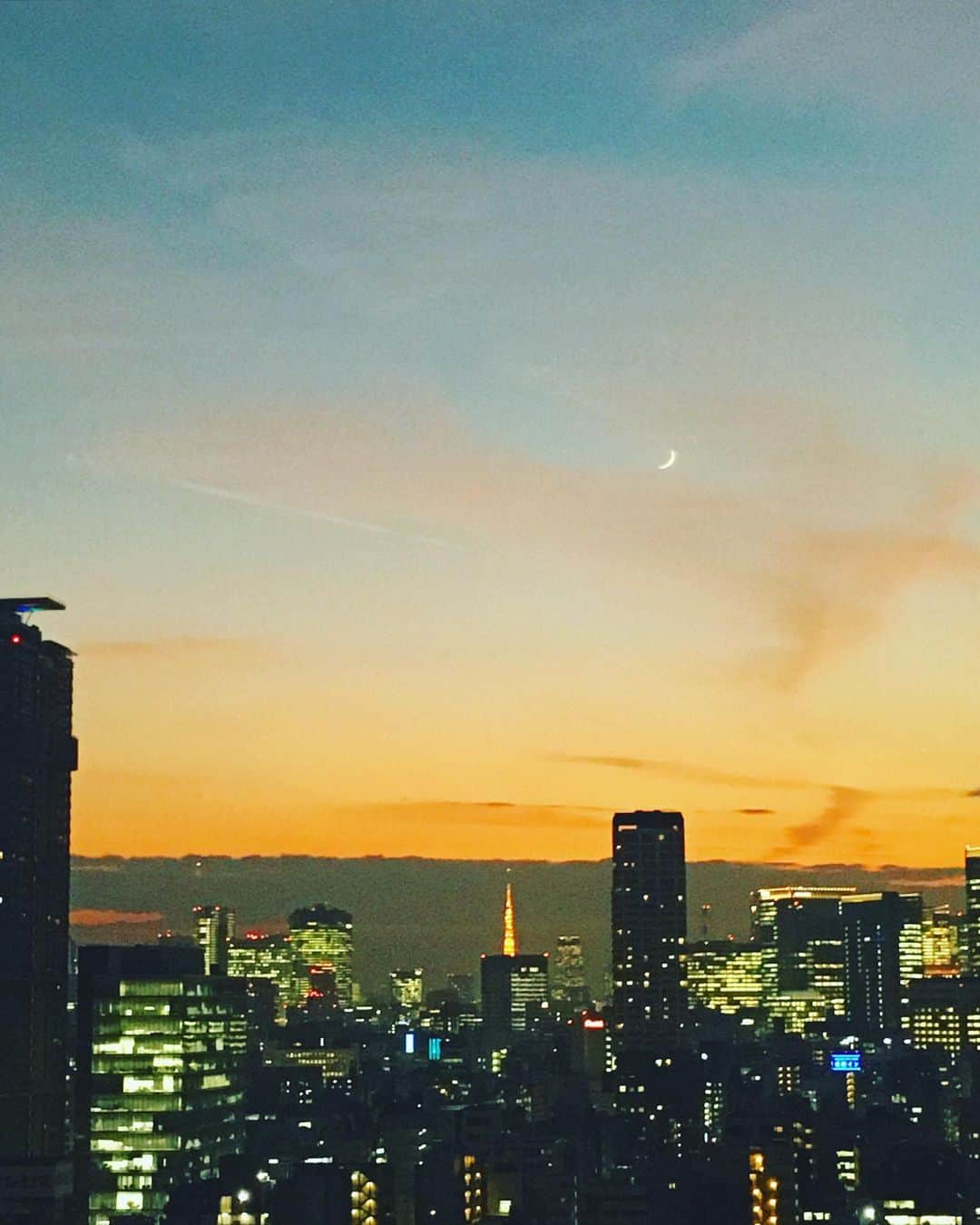 猫沢エミさんのインスタグラム写真 - (猫沢エミInstagram)「東京に美しい三日月がのぼりました。  夜を怖れてはいけない。 混沌を往なしてはいけない。  #東京下町時間」10月30日 17時23分 - necozawaemi
