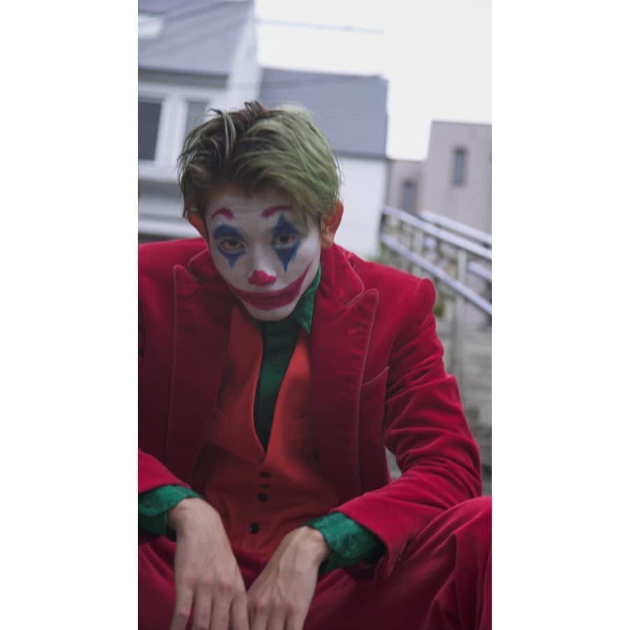 きいたさんのインスタグラム写真 - (きいたInstagram)「Joker Makeup🃏  styled by @ryochiba9  hairmakeup by @masa4sai10  photo by @niraniranira_nira  mgr @ku3kot」10月30日 18時04分 - _kiita_0130_