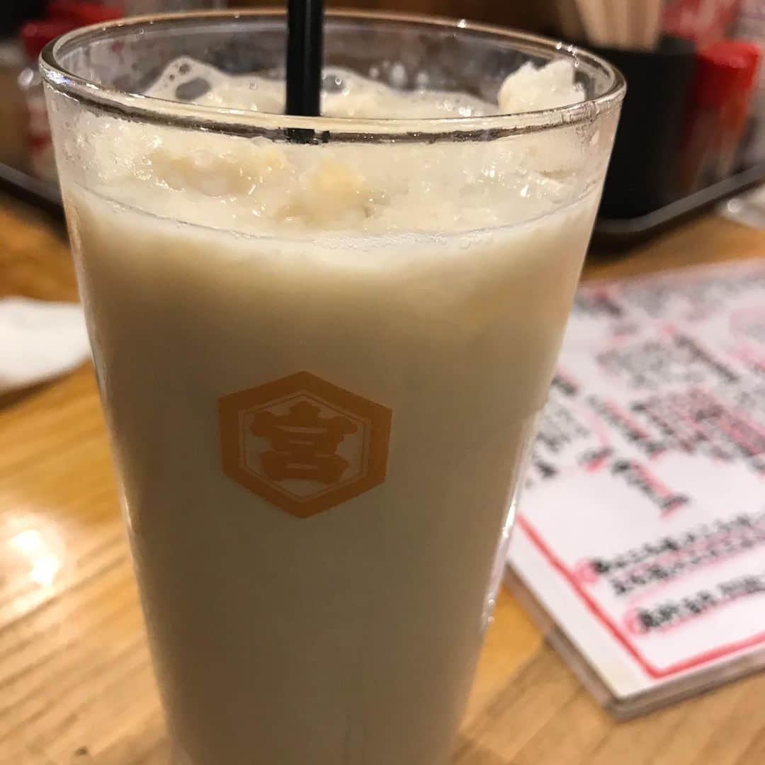 石川修司のインスタグラム：「豆乳ハイ #うまし」