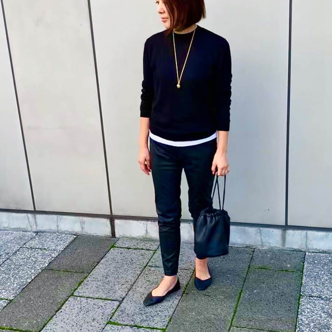 aki_closetのインスタグラム：「. ずっと迷っていたレザパン . オシャレな3人にアドバイスをもらい やっと☺︎ . . thanks @midwest_aki_ @mizuho_m_ @_____andme . . #zara  #gu #chiekoplus」