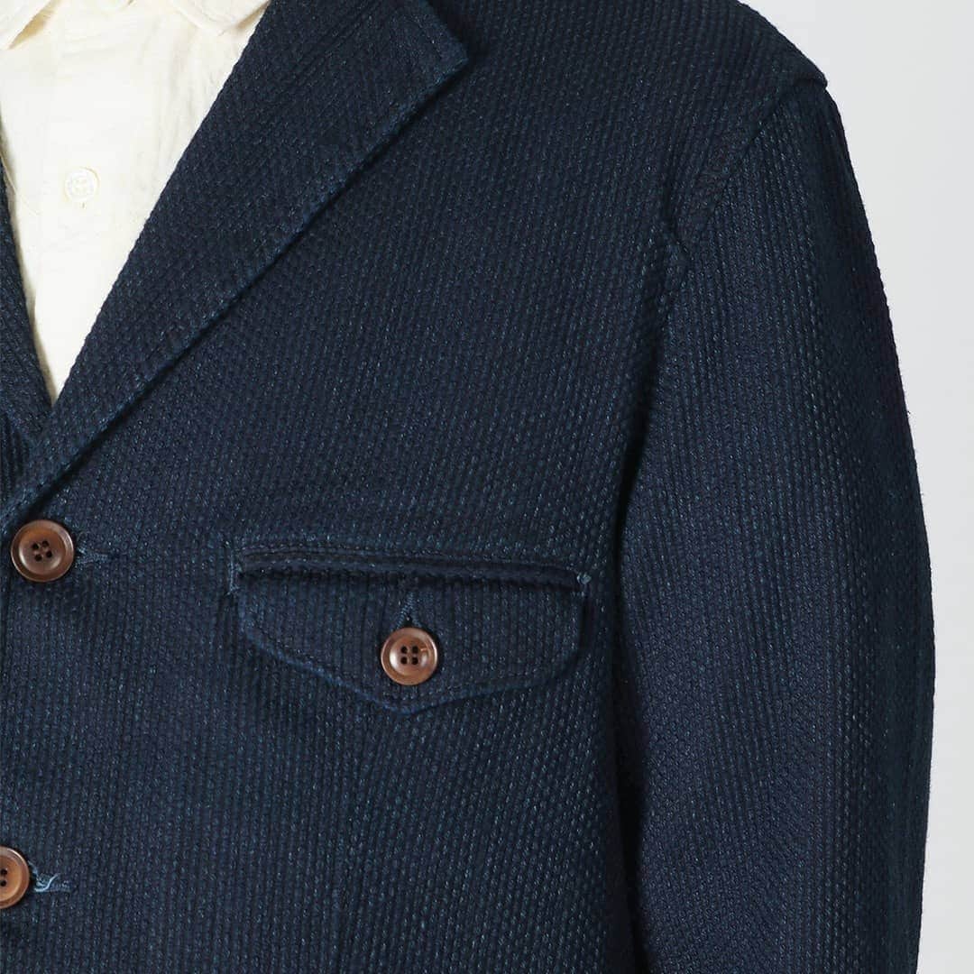 Japanblue Jeansさんのインスタグラム写真 - (Japanblue JeansInstagram)「✔Item . J392921(SK5) Theater Jacket . Fabric:Indigo Sashiko . 日本伝統の刺子をインディゴで仕上げた生地。 深みのある風合いを楽しみながらカジュアルに羽織れるテーラードジャケット。  The fabric is Japanese traditional fabric ‘Sashiko’ Classic style, but can wear also for casual. . #japanbluejeans #JEANS #DENIM #madeinjapan #factory #jeansstreet #tokyo #ジーンズストリート #デニム #ジーンズ #国産 #倉敷 #児島 #渋谷 #上野 #セットアップ #setup #jbj19aw」10月30日 20時00分 - japanbluejeans