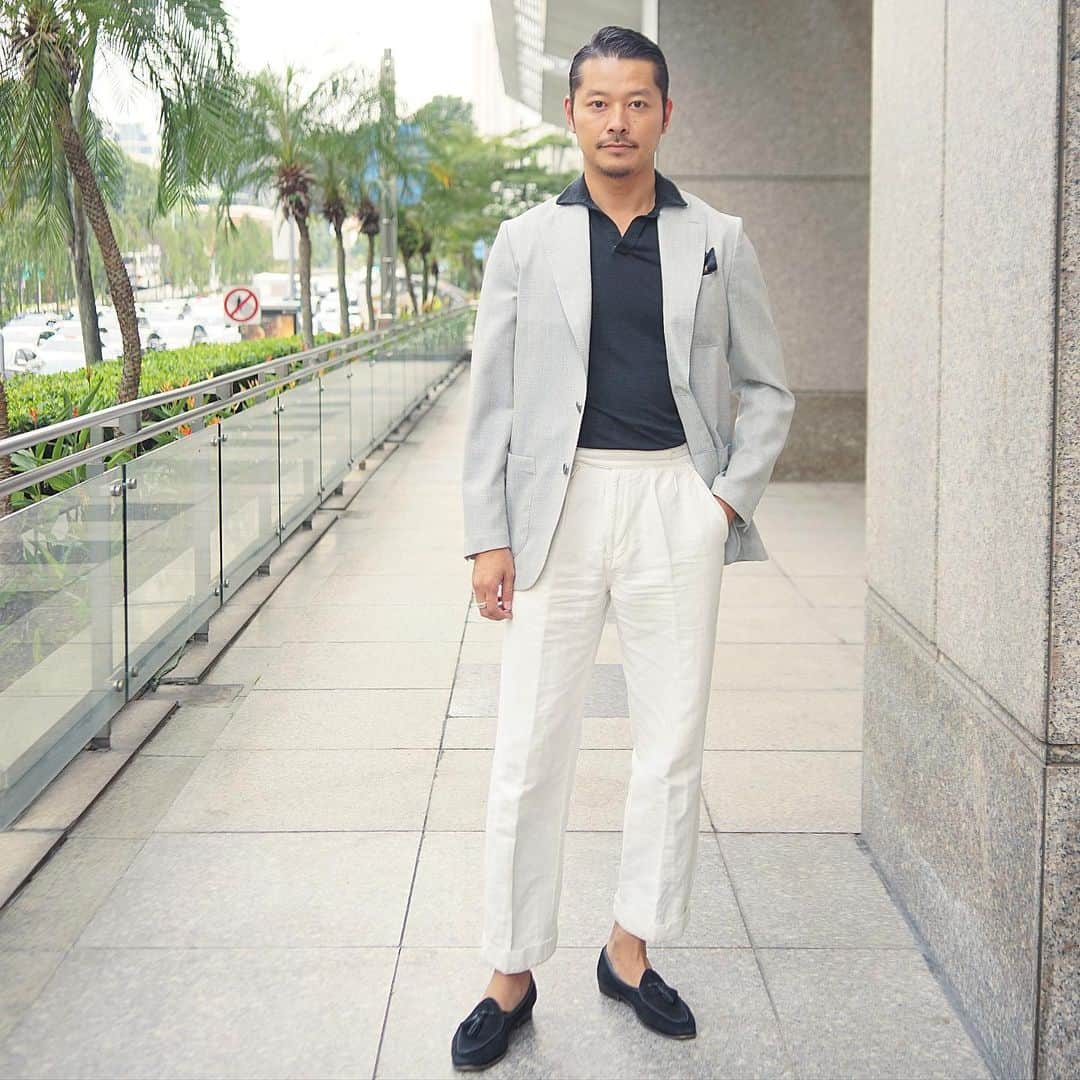 高田朋佳さんのインスタグラム写真 - (高田朋佳Instagram)「“this style of bright colors are tightened depending on the color of the inner...” ———————————————————————— #newcolonialstyle #jetset #singapore #luxuryresort #colonyclothing #singaporelife #singaporestyle  #lifestyle #fashion」10月30日 20時53分 - tomoyoshi_takada