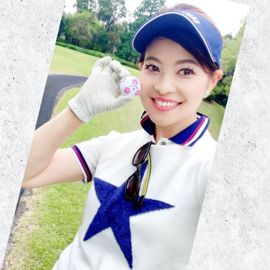 のインスタグラム：「10月GOLF⛳️ ✪Callaway apparel✪ #ゴルフ女子#ゴルフウェア #callawaygolf  #callawayapparel  #女子アナゴルフ #reinagolf」