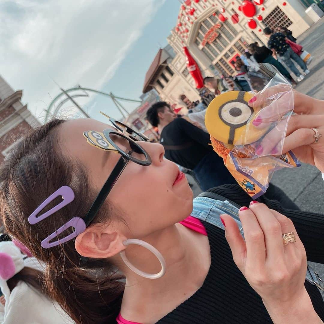 野口啓代さんのインスタグラム写真 - (野口啓代Instagram)「UNIVERSAL STUDIOS JAPAN 🦄🧬🎈🎡🎠🎭🎪🏰👻🎢🧸🎀* * * 念願のハロウィン ユニバ🎃👻😈* シーズン終わったら行こうってずっと決めてたから嬉しー! ひたすらミニオンが可愛かった💛💛」10月30日 22時28分 - noguchi_akiyo