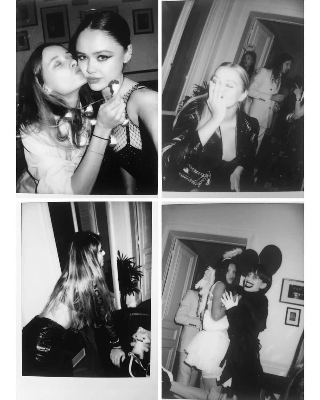 クリスティナ・バザンのインスタグラム：「Thank you so much for all your beautiful birthday messages, I felt so much love from everyone and looking forward to the new year to come 🦂🖤 Pictures from the other evening thanks for everyone for this magical end of October celebration 🌙」