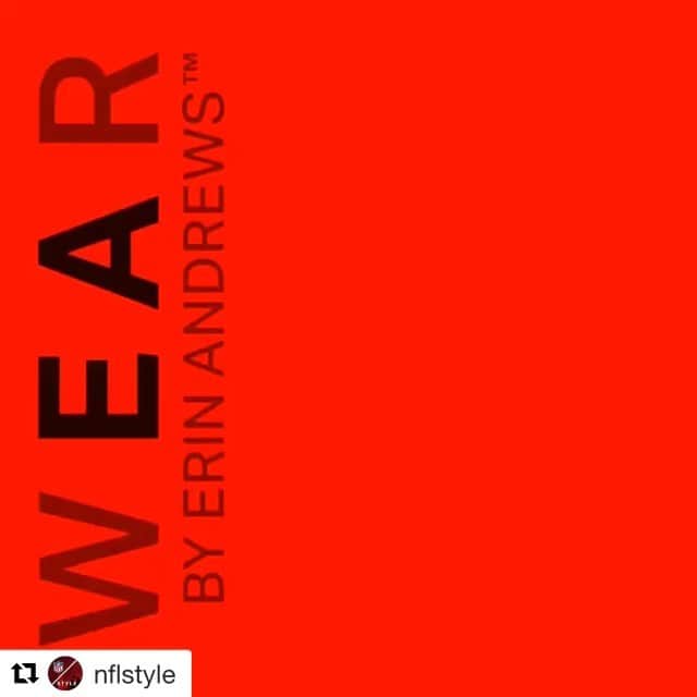 エリン・アンドリューズのインスタグラム：「#Repost @nflstyle Looking for a subtle way to show your fandom? Shop the new @erinandrews clothing line designed for #EveryWEAR and #AnyWEAR.」