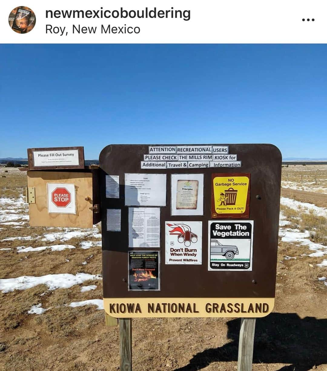 ニーナ・ウィリアムズさんのインスタグラム写真 - (ニーナ・ウィリアムズInstagram)「If you are planning on climbing in Roy, NM, please keep in mind that the infrastructure for trails, roads, facilities, and general access is still very dependent on current climber behavior. There are concerns about increased traffic/popularity, and rightfully so! . I’ve posted about Roy before and it is featured in my @reelrock segment. Roy is an amazing place that deserves to be experienced, and also protected. We have opportunities to strengthen relationships with the Forest Service, land owners, and each other - but we must act accordingly. . Give @newmexicobouldering a follow to stay updated on current events! And if you’re going to Roy in the near future, fill out the survey 😁 #roybouldering #climbing #bouldering #newmexicobouldering #ohboyohroy . @james_lucas 📸」10月31日 10時20分 - sheneenagins