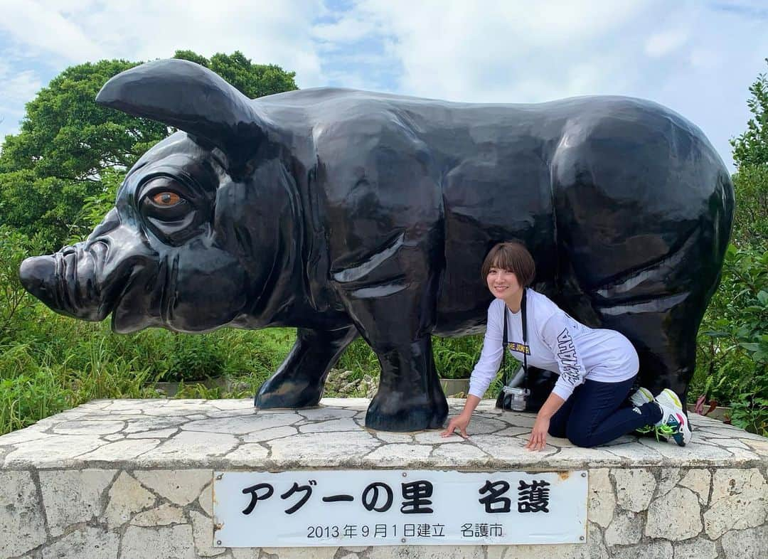 紺野栞さんのインスタグラム写真 - (紺野栞Instagram)「. 撮影が終わって東京🗼に 戻ってきました〜〜！！！！ . Q.撮影場所はどこだったでしょうか？ A.いや、誰がアグー豚や。 . オフショットもオフムービーも たくさん撮ってきたので YouTubeにあげたり？😏 TikTokにあげたり？😏 Twitterインスタにあげたり？😏 ラジバンダリーするのでお楽しみに〜！ . . . #グラビア #gravure #그라비아  #일본 #sexy #섹시 #japanesegirl  #japan  #love #followme #sexy  #swimwear #水着 #likeforlikes  #グラドル #グラビアアイドル」10月31日 10時24分 - shiooo1023