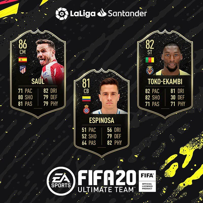 LFPさんのインスタグラム写真 - (LFPInstagram)「@saulniguez, @bernardo_ez & @karltokoekambi are in the #TOTW! 🔥🎮 • #Saúl #Bernardo #Ekambi #Atleti #Espanyol #Villarreal #FIFA20 #LaLiga #LaLigaSantander」10月31日 3時20分 - laliga