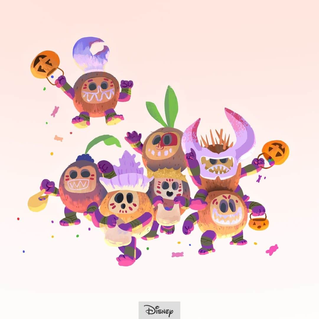 Disneyさんのインスタグラム写真 - (DisneyInstagram)「Coco-nuts about Halloween!」10月31日 4時00分 - disney
