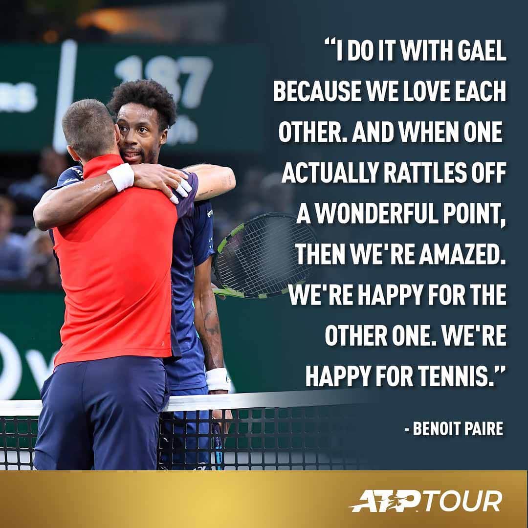 ATP World Tourさんのインスタグラム写真 - (ATP World TourInstagram)「If you do something you love, do it with a smile on your face 😄  #RolexParisMasters #Tennis #ATPTour」10月31日 4時02分 - atptour