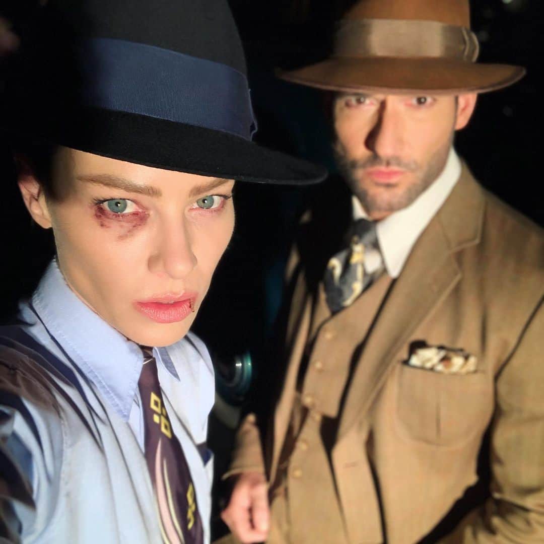 ローレン・ジャーマンのインスタグラム：「in the 1940’s (shiner by @garbagetwistie)」