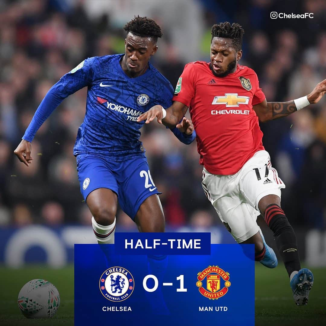 チェルシーFCさんのインスタグラム写真 - (チェルシーFCInstagram)「Marcus Rashford’s penalty is the difference at half-time. Big 45 minutes on the way! #CFC #Chelsea」10月31日 5時55分 - chelseafc