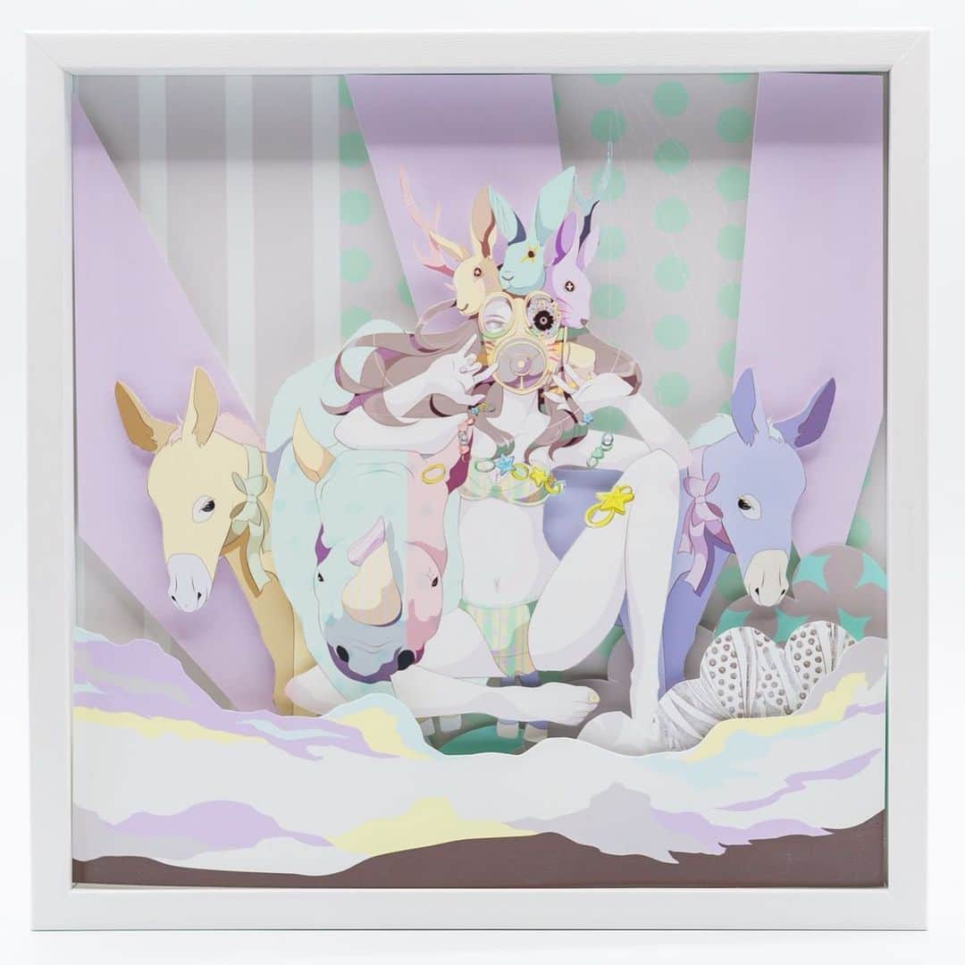 Kiyomi Aritakeのインスタグラム：「#artwork⑧ 300×300」