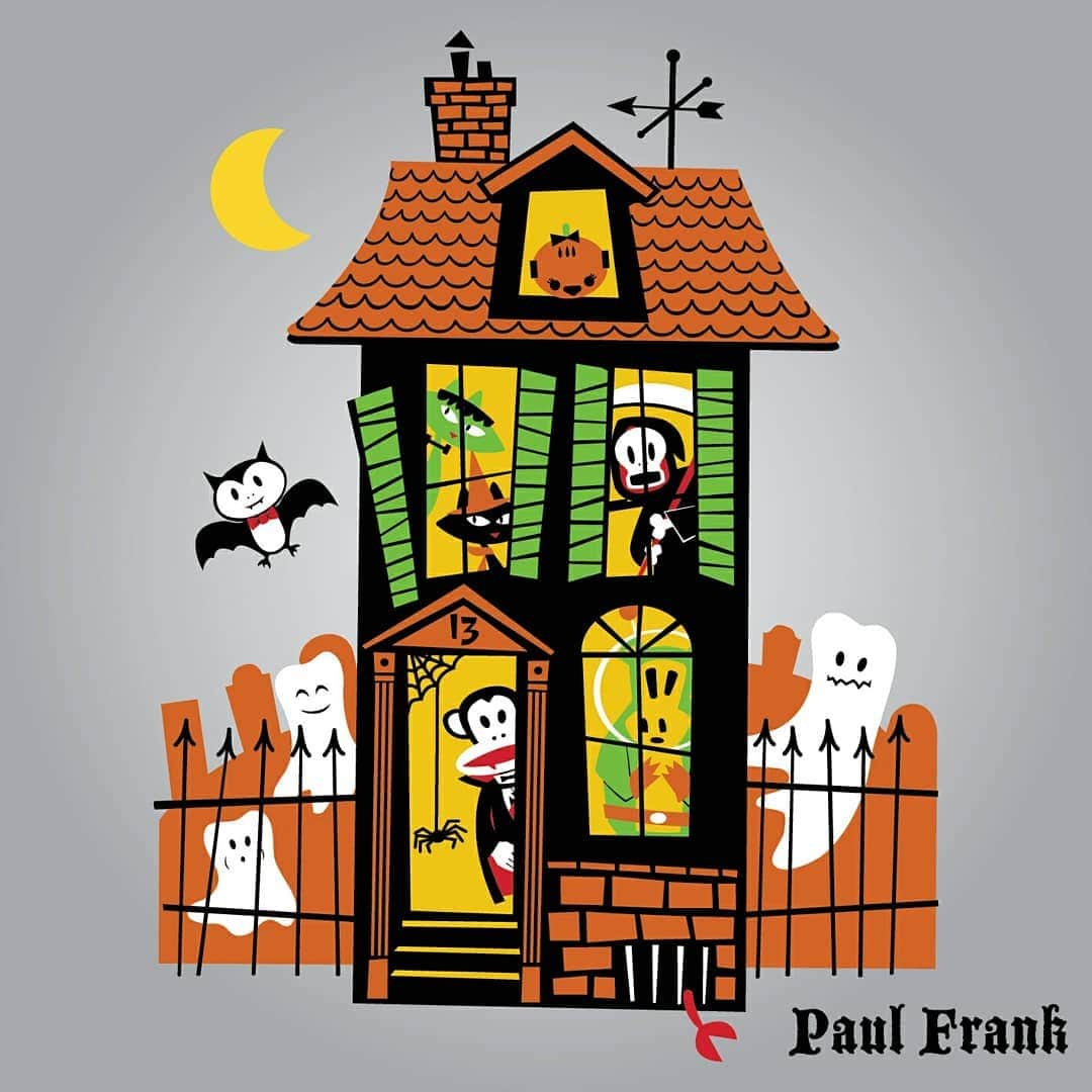 ポールフランクさんのインスタグラム写真 - (ポールフランクInstagram)「👻🎃👻 Happy Howlloweeeeennnn! #paulfrank」10月31日 9時33分 - paulfrankpix