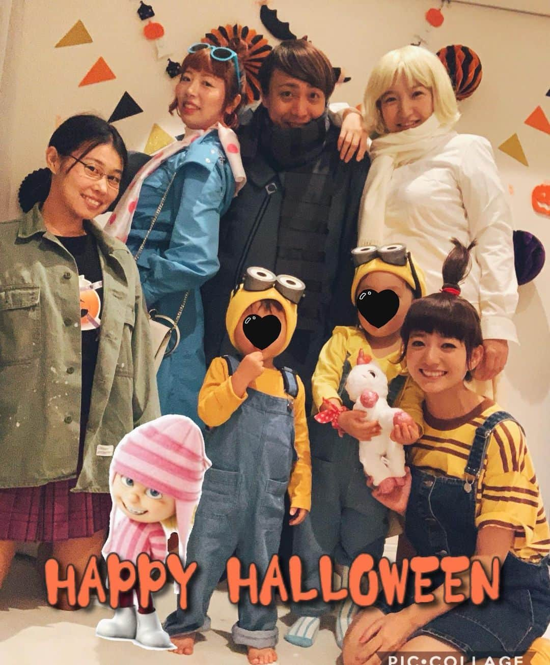 伊藤千晃さんのインスタグラム写真 - (伊藤千晃Instagram)「HAPPY HALLOWEEN🎃﻿ ﻿ 今年の仮装は、﻿ "怪盗グルーの一味"﻿ ﻿ 私は三姉妹の一番下の子"アグネス"をやりました。笑﻿ ﻿ 皆さんはどんな仮装しましたか？👻﻿ ﻿  #ハロウィン﻿ #怪盗グルーのミニオン大脱走﻿ #怪盗グルー﻿ #ミニオン﻿ #アグネス﻿ #halloween﻿ #DespicableMe3﻿ #minion﻿」10月31日 19時17分 - kikichiaki