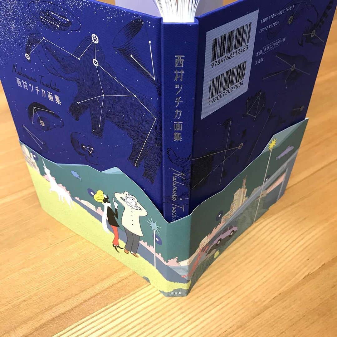 江口寿史のインスタグラム：「ツチカくんの素敵な画集届いたよ。みんなも手にとってみるといいよ。」