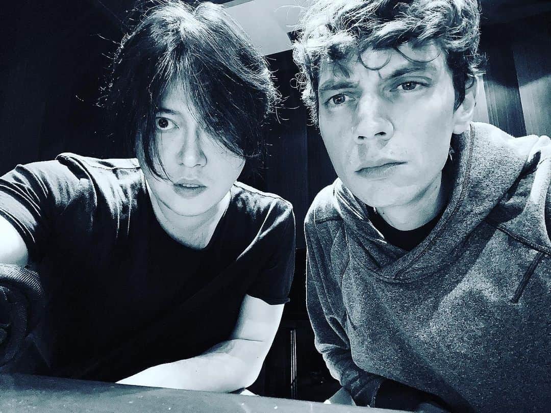 渋谷慶一郎のインスタグラム：「Reunion with bad brother @francescotristanoofficial」