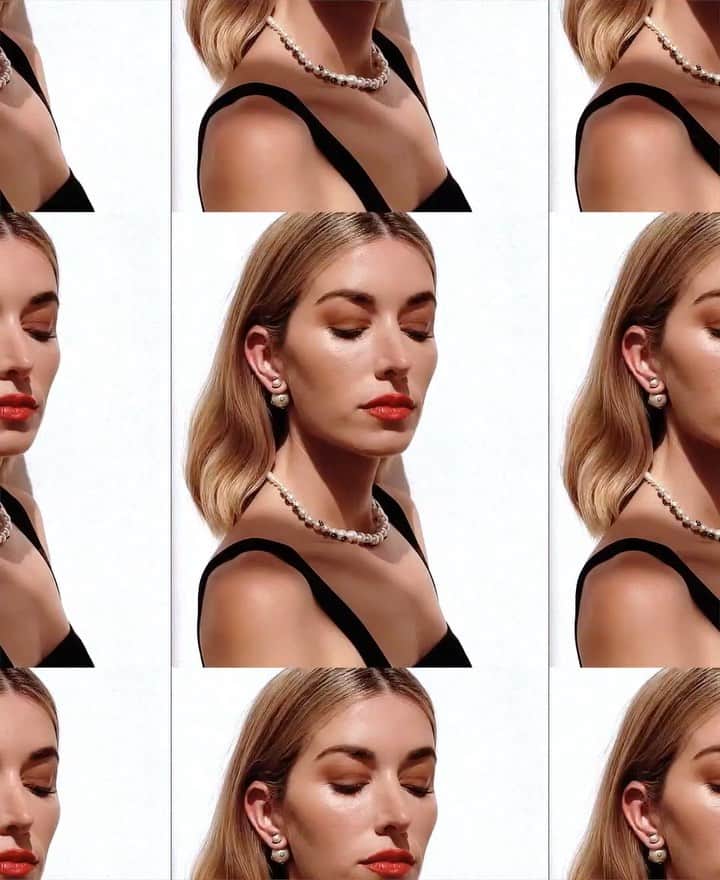 のインスタグラム：「Playing with three new beauty looks for party season feat. a few of my fave shades from @diormakeup #rougediorultracare. Do you like look 1, 2 or 3 🤷‍♀️💄 Featuring Rouge Dior Ultra Care Liquid Lipstick in: 639 Wonder 999 Bloom  966 Desire Accessories by @dior ⭐️ Music: Doja Cat - "Juicy"」