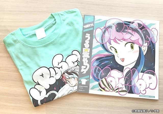 T-FAN SITEのインスタグラム：「＼#うる星やつら ×Tカード／﻿ 【Tシャツ（アナログ盤パッケージ仕様）（2種）】WEB予約受付中☆﻿ ﻿ レコードジャケット風のパッケージの中にTシャツが入っているオシャレなアイテム。﻿ パッケージは部屋に飾ってインテリアにもできます！﻿」