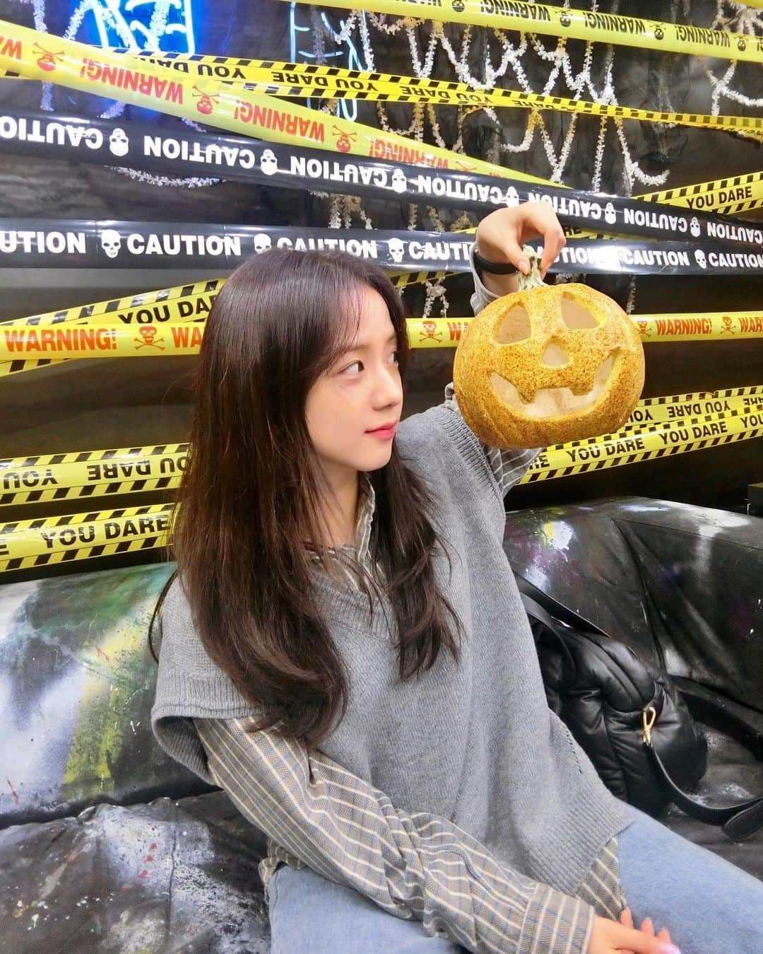 ジスさんのインスタグラム写真 - (ジスInstagram)「흐흐흐흐 해피할로윈🎃👻」10月31日 14時39分 - sooyaaa__