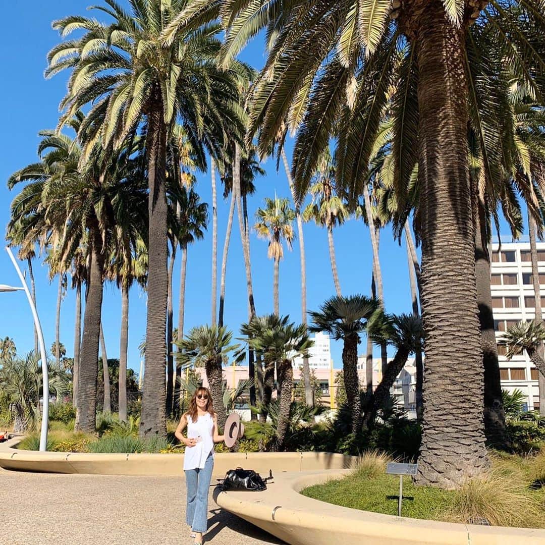 新山千春さんのインスタグラム写真 - (新山千春Instagram)「#LA 🌴💓💓💓💓 . 海外でわたしの1番大好きな場所！ 今年は特別！楽しい😍👍💫 毎年の楽しみ❤ . 友達の友達と友達になって ここに来たら会いたい人が 毎年増えていく。😍👍 . 今年は特に！！ 一生もんの思い出💜🌴 #yolo #SantaMonica #Venice #Palmtree #California #LosAngeles #新山千春」10月31日 16時34分 - chiharuuu_0114