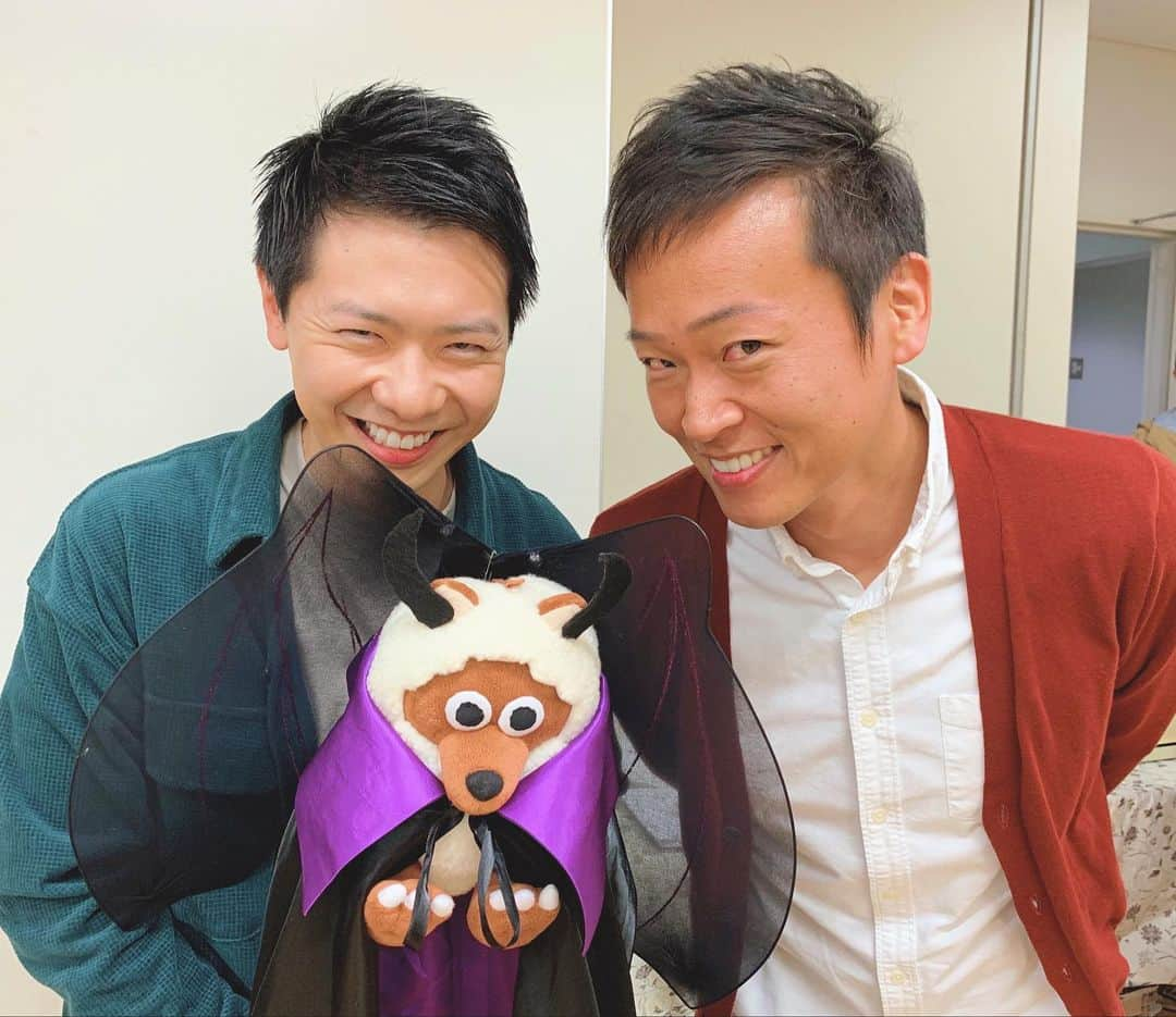 上坂嵩さんのインスタグラム写真 - (上坂嵩Instagram)「ハロウィーンコスプレ。悪い顔。笑﻿ ﻿ #腹黒を装っています﻿ #本当は真っ白です﻿ #ハロウィーン﻿ #ハロウィン ﻿ #Halloween﻿ #メーテレ﻿ #ドデスカ﻿ #山田修作﻿ #ウルフィ﻿ #上坂嵩」10月31日 16時27分 - takashi_uesaka_nbn