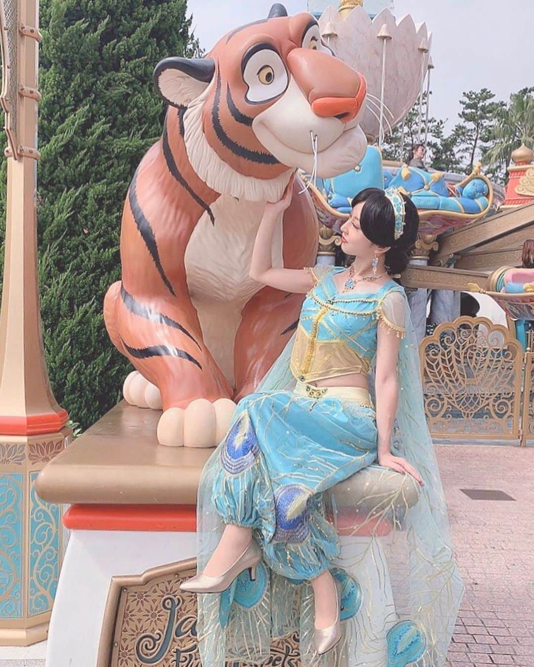 高垣かれんさんのインスタグラム写真 高垣かれんinstagram Happyhalloween 今年もディズニーハロウィン してきました ジャスミンの仮装したよ Halloween ハロウィン ハロウィン仮装 Dハロ仮装 ディズニーシー Disneysea ジャスミン仮装 10月31日