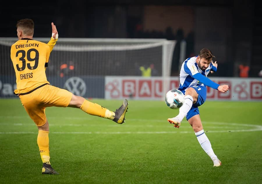 マルヴィン・プラッテンハルトのインスタグラム：「🌪⚡️ #whatagame #nextround #thanksforsupport @herthabsc」