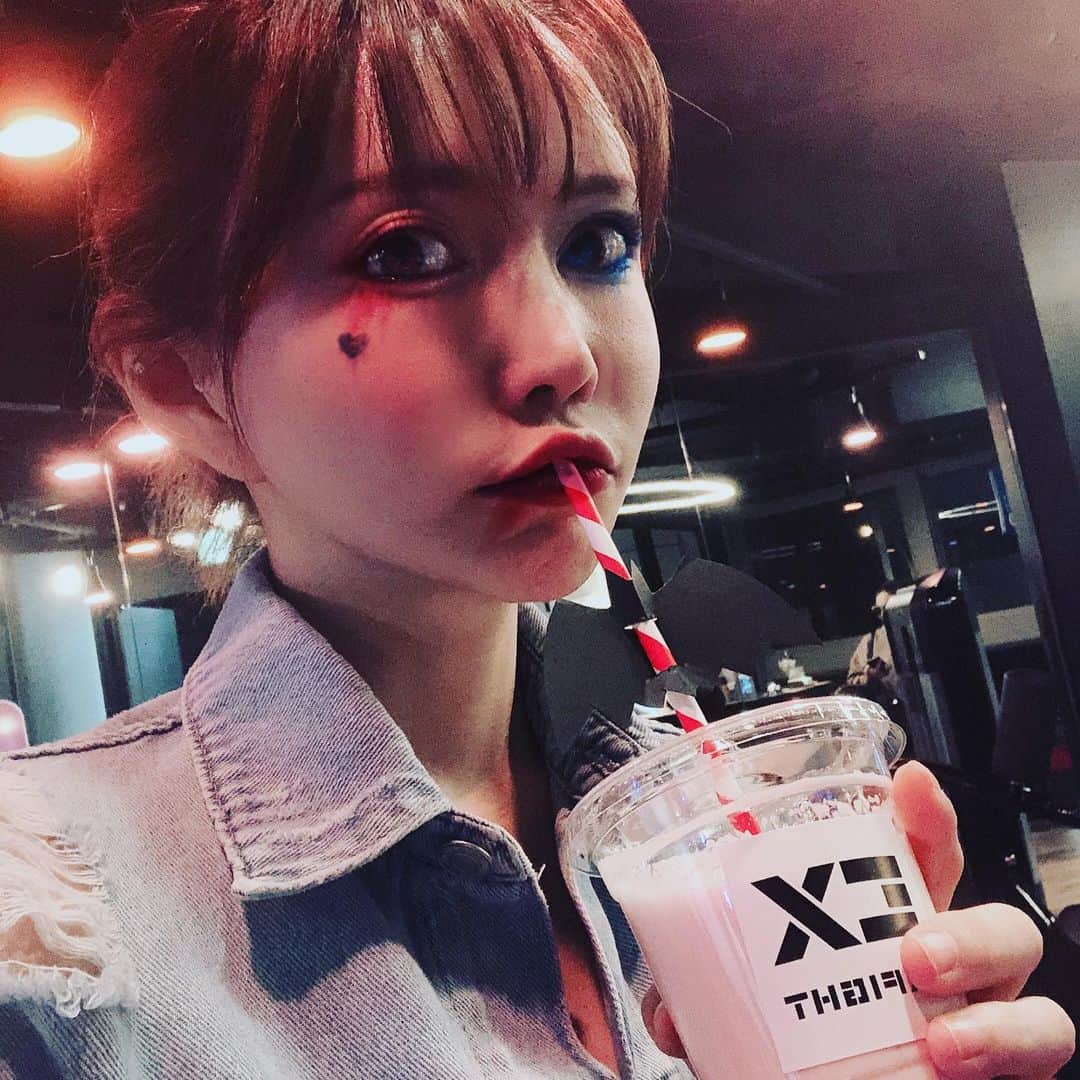 里美ゆりあのインスタグラム：「#Halloween 🎃🎃🎃 #gym  #ldhmartialarts  #exfight」