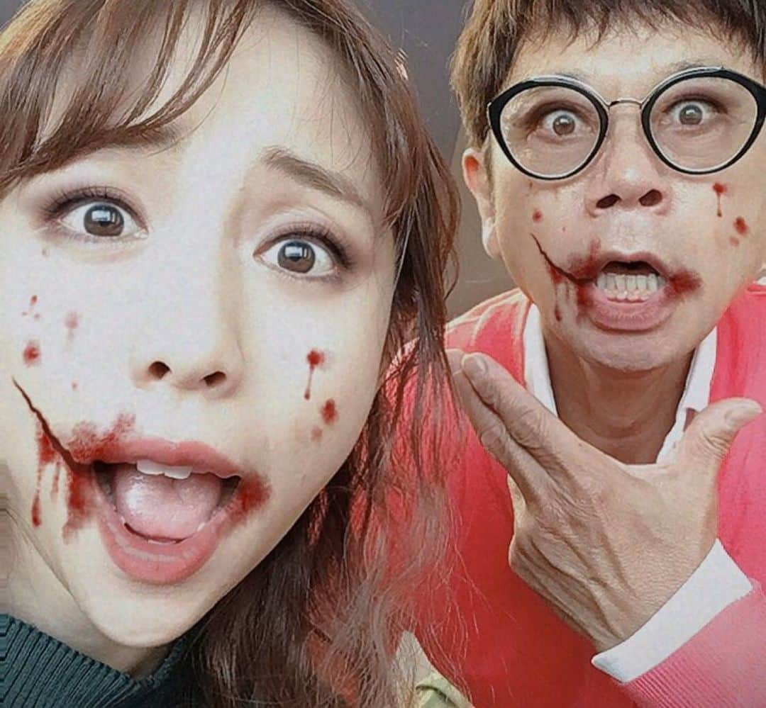 鈴木あきえさんのインスタグラム写真 - (鈴木あきえInstagram)「#ハッピーハロウィン　🎃  #bayfm #bayline 16:00〜18:55生放送🍭  最初の写真は リスナーさんがくださったもの🧟‍♂️🧟‍♀️ これは いつかの生放送終わりの私かな❓笑 どうもありがとう🤣🎃 番組19時までやっとりますよ〜👻えへへ」10月31日 17時52分 - akiesuzuki0312