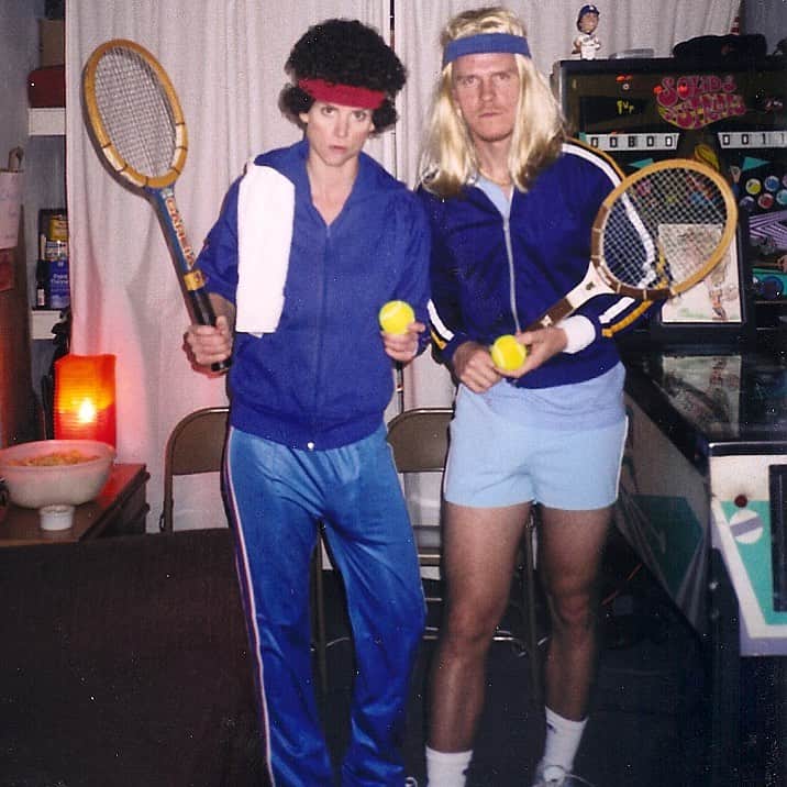サラ・ラファティさんのインスタグラム写真 - (サラ・ラファティInstagram)「Happy Halloween from Wimbledon 1980/81.  #youcannotbeserious」11月1日 5時50分 - iamsarahgrafferty