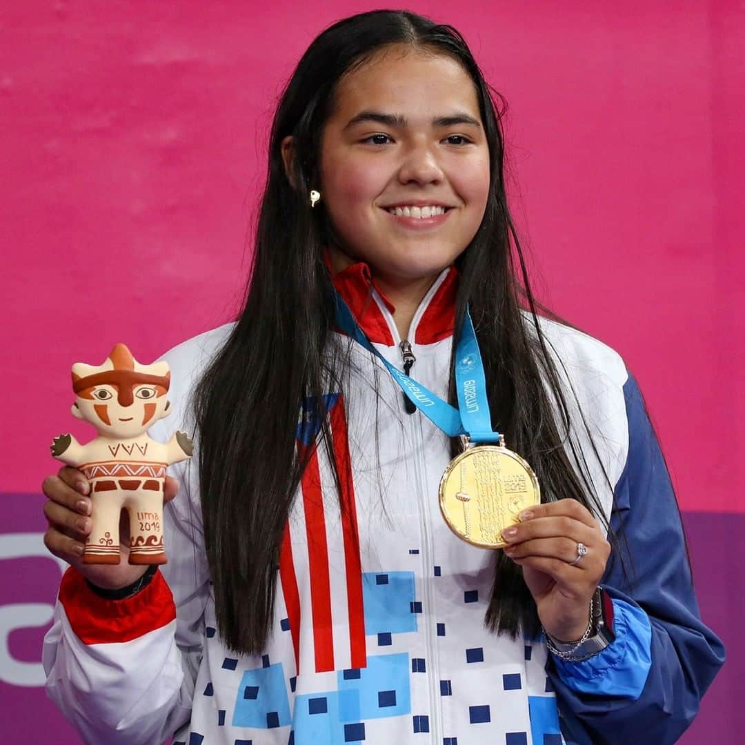 のインスタグラム：「🌎 Latin America's highest ranked women's #tabletennis player 🇵🇷 Puerto Rico's first women's player to reach the @olympics in 2016 🇯🇵 Ready to compete at @tokyo2020 💪 …and yet Adriana Diaz is still only 1️⃣9️⃣ years old‼️ 🎉 #HappyBirthday @diazadriana123! 🏓」