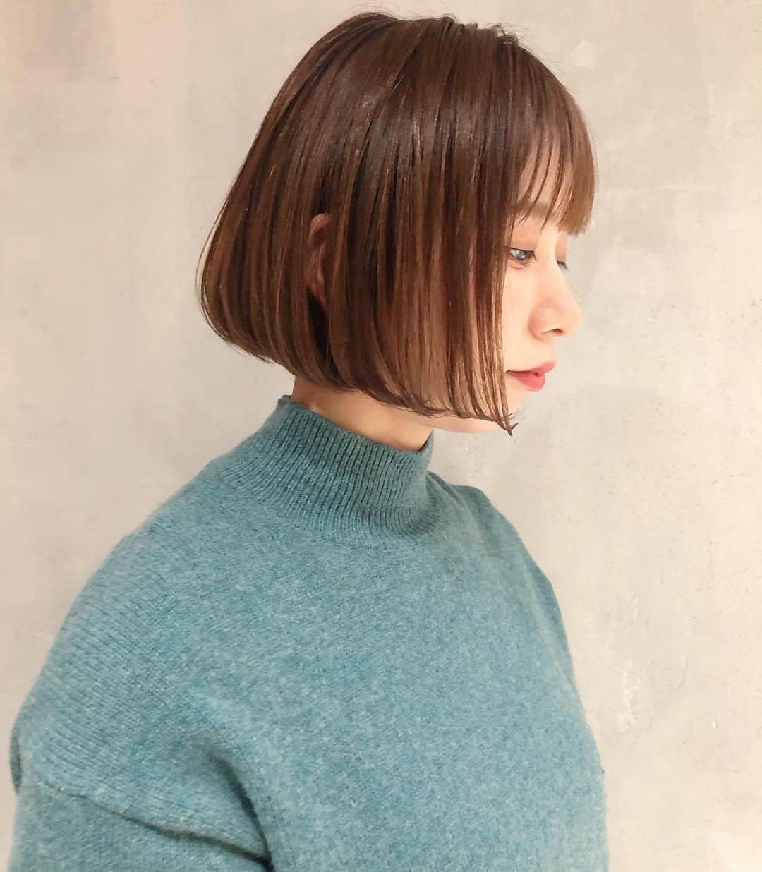 NATSUMI/渋谷店さんのインスタグラム写真 - (NATSUMI/渋谷店Instagram)「ナチュラルミニボブ💓」10月31日 21時37分 - album_natsumi