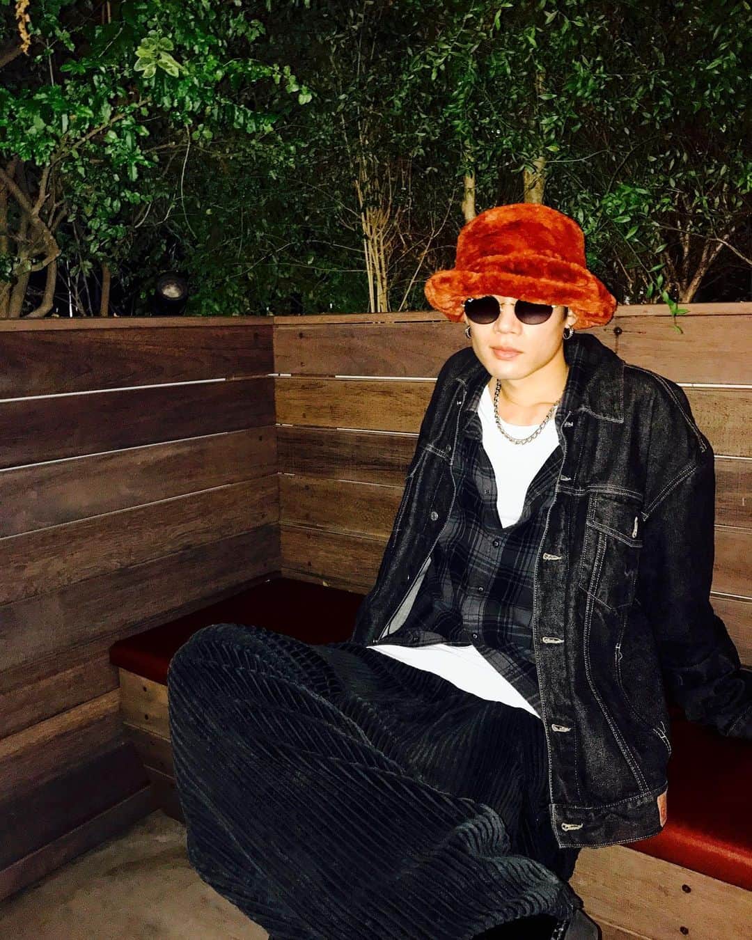 花沢将人のインスタグラム：「LUXOTTICA JAPAN19-20 PRESS PREVIEW💀💀💀 #rayban #sunglasseseveryday #今日どのサングラス」
