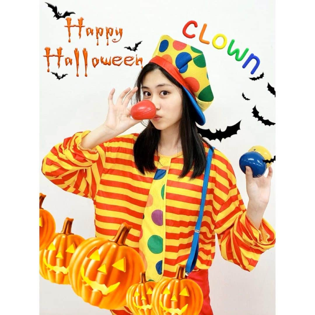 二木蒼生さんのインスタグラム写真 - (二木蒼生Instagram)「#halloween * HAPPY HALLOWEEN🎃 今年はピエロになってみました🤡 * #happyhalloween #ハロウィン #ピエロ #仮装 #二木蒼生」10月31日 22時35分 - aomushi_kune2