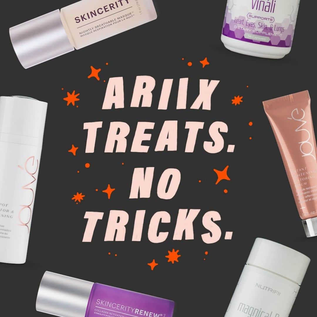 ARIIX Officialさんのインスタグラム写真 - (ARIIX OfficialInstagram)「Boo-tiful skin, bewitchingly soft hair, spooky-good supplements, or enchanting lifestyle perks — which treat will do the trick for YOU? Happy Halloween!⁠ .⁠ #OctoberAtARIIX」10月31日 23時00分 - partnercoglobal