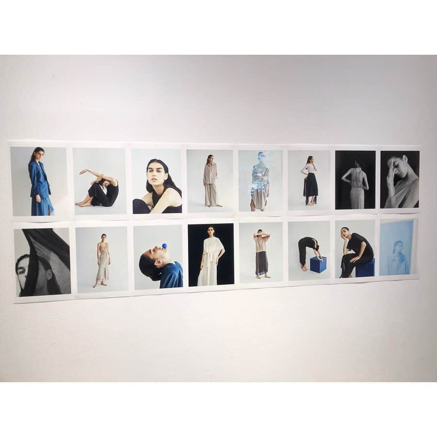 石川瑠利子のインスタグラム：「. . @yurinakawaguchi さんのexhibition💕 洗練されていてお洒落なお洋服がたくさん。セットアップも可愛かったけど2枚目のトップスも気になりました😋❤️ . . #yurinakawaguchi #fashion #2020ss」