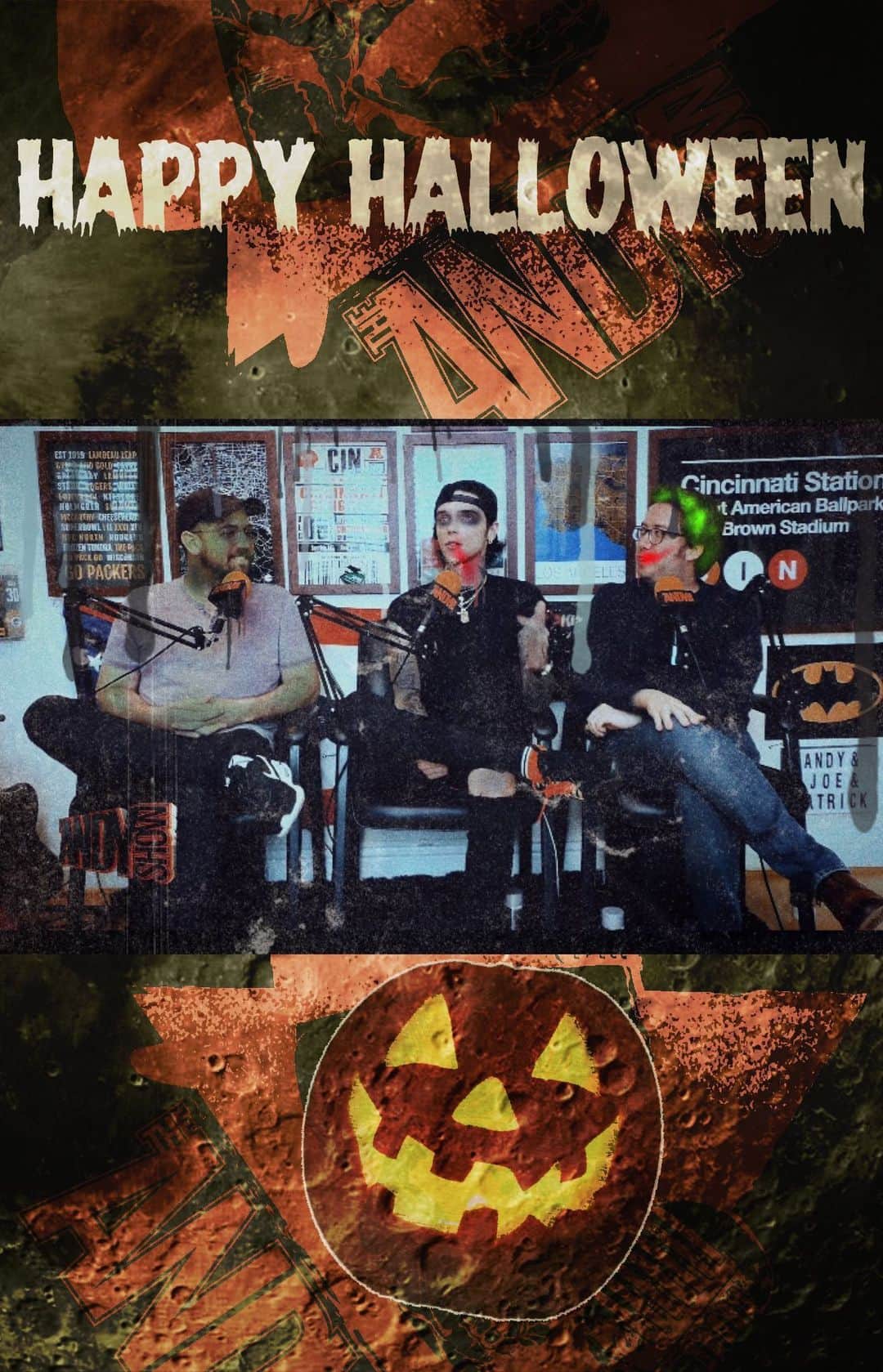 アンディー・ビアーザックのインスタグラム：「Happy Halloween! Happy birthday Mom! Today we explore “my life as a horror movie” and explain the plot, the characters and who would play us in a hypothetical horror movie about each one of us!💀🎃🧟‍♀️」